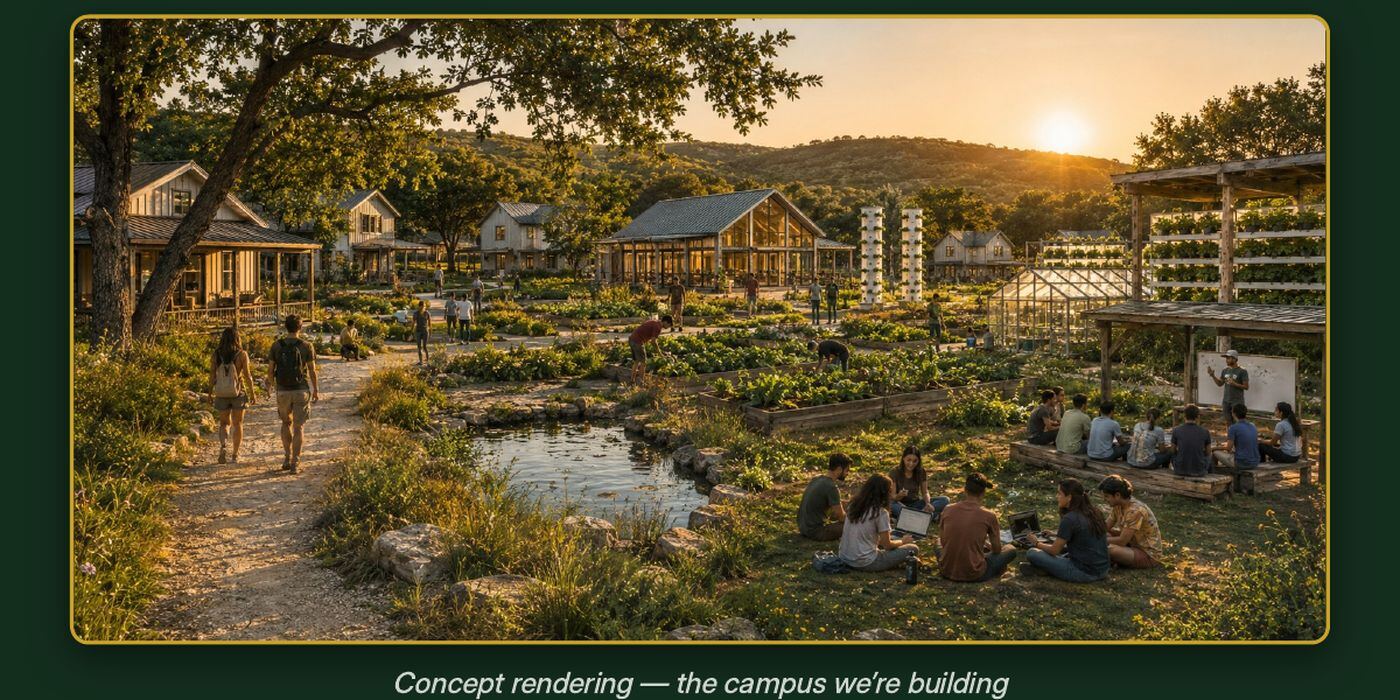Concept rendering of the planned Azgari Foundation live-and-learn campus